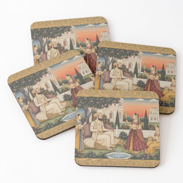 Item preview, Royal Companions in a Serene Garden designed and sold by digisetumedia.