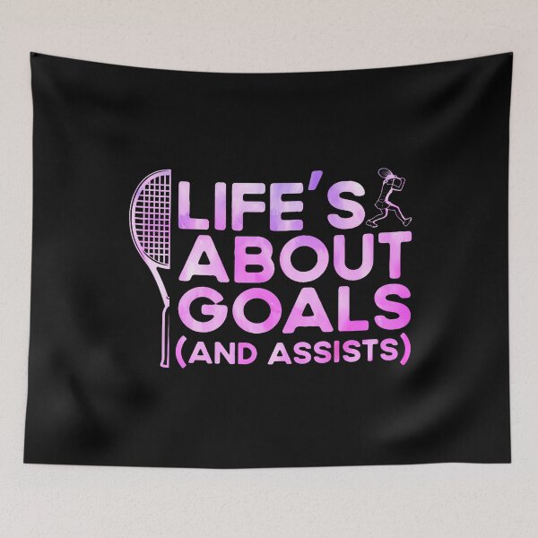 Item preview, Life's About Goals And Assists Sport designed and sold by MelanieMiram1.