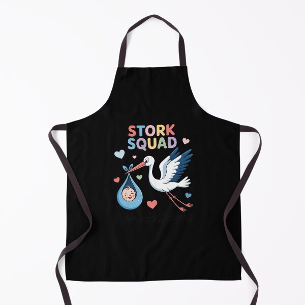 Item preview, Labour and Delivery Stork Squad Nurse L & D Nurse designed and sold by LinlinsDemons.