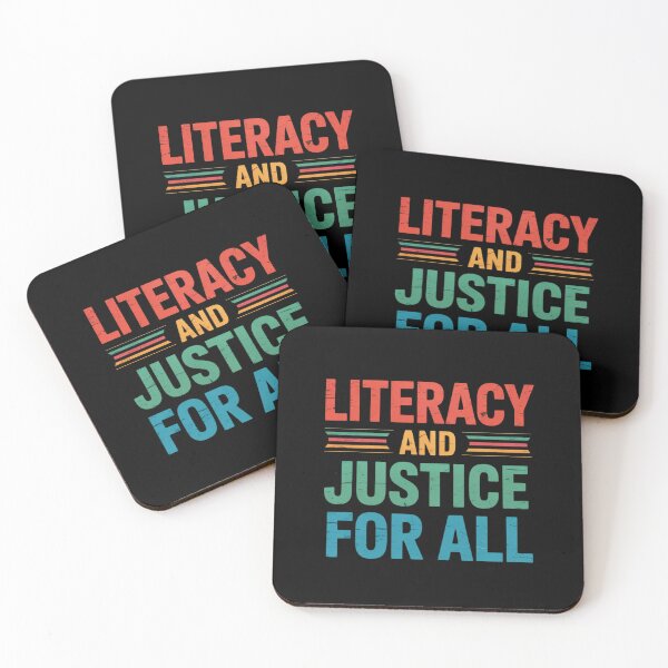 Item preview, Literacy And Justice For All Reading Book Club Librarian  designed and sold by RsFilsingerArt.
