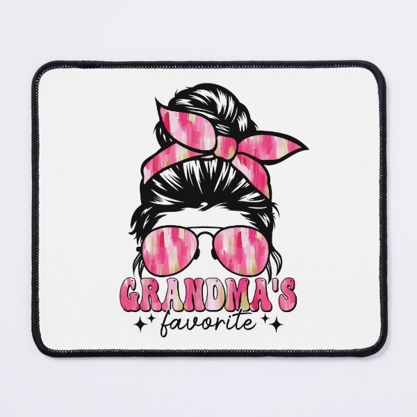 Item preview, Brushstroke Messy Bun Grandma's Favorite Funny Grandparent Grandchild designed and sold by AnitaBice.