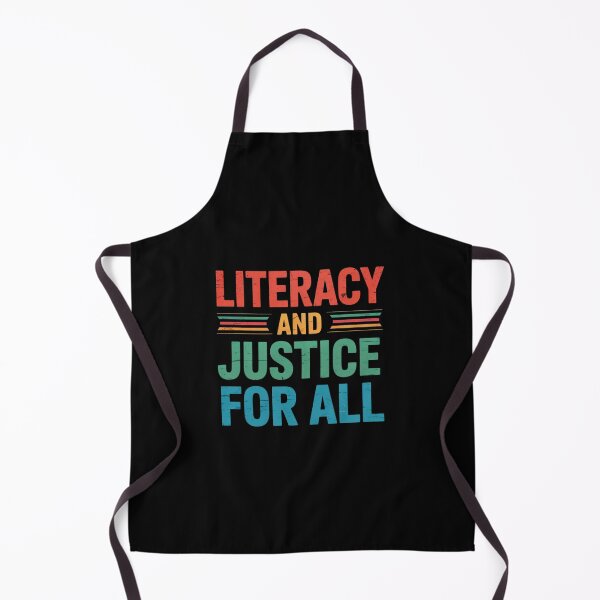 Item preview, Literacy And Justice For All Reading Book Club Librarian designed and sold by RsFilsingerArt.