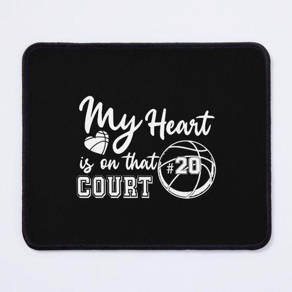 Item preview, My Heart Is On That Court Number 20 Basketball Game Day designed and sold by JanisPenelope.