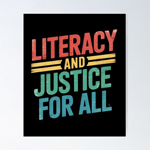 Item preview, Literacy And Justice For All Reading Book Club Librarian4  designed and sold by RsFilsingerArt.