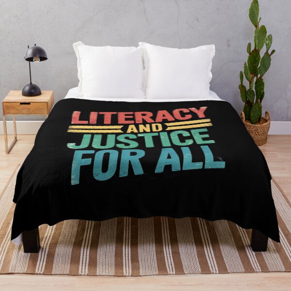 Item preview, Literacy And Justice For All Reading Book Club Librarian4  designed and sold by RsFilsingerArt.