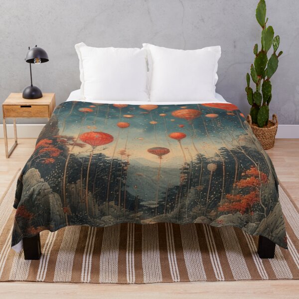 Item preview, Hot air balloons over a fantastic trail designed and sold by Mianku | Für das Leben.