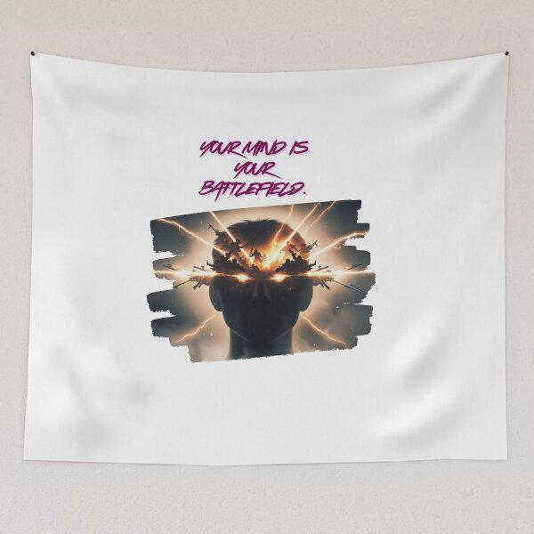 Item preview, Your Mind Is A Battlefield designed and sold by SloganSauce.