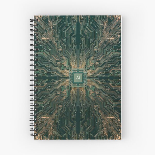 Item preview, Artificial Intelligence Computer Circuits (image size 7840x11680) designed and sold by Digital-Davinci.