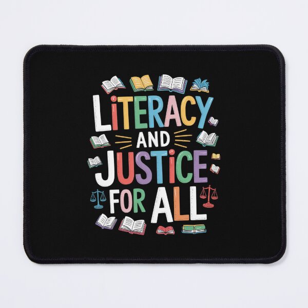 Item preview, Literacy And Justice For All Reading Book Lovers Librarian 5 designed and sold by RsFilsingerArt.