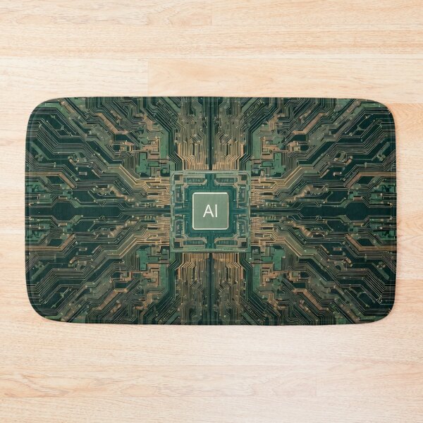 Item preview, Artificial Intelligence Computer Circuits (image size 7840x11680) designed and sold by Digital-Davinci.
