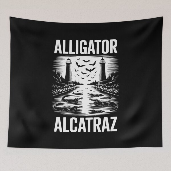 Item preview, Everglades Florida Alligator Alcatraz  designed and sold by VerseFarm.