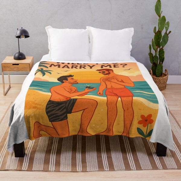 Item preview, Gay Beach Proposal – Sunset Engagement with Sunglasses designed and sold by Places On Earth.