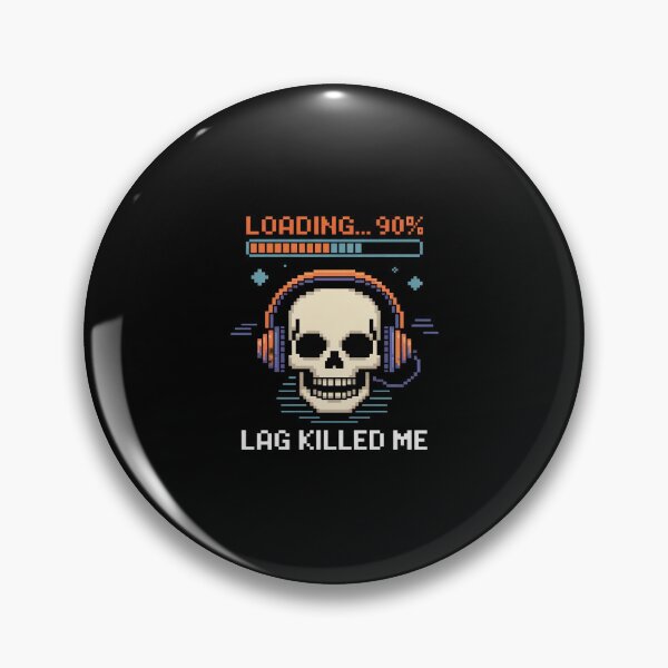 Item preview, Lag Killed Me Gaming Shooter  designed and sold by velltoons.