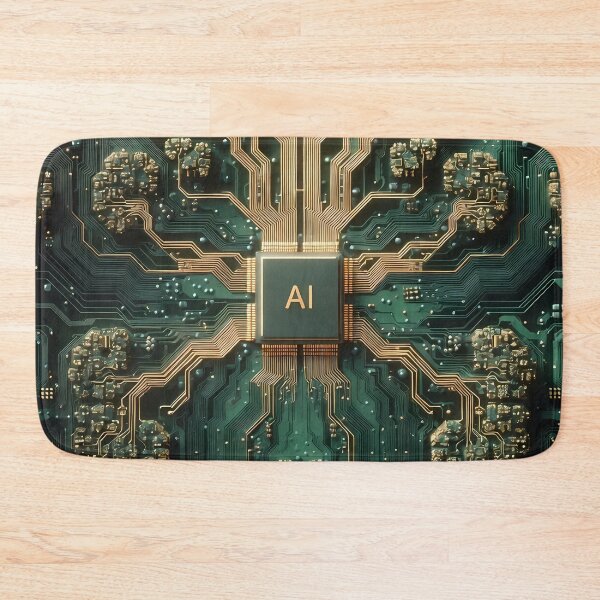 Item preview,  Artificial Intelligence Computer Circuits (image size 7840x11680) designed and sold by Digital-Davinci.