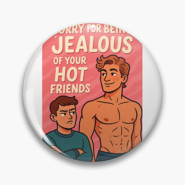 Item preview, Gay Couple Card – Jealousy and Hot Friends Humor designed and sold by Places On Earth.