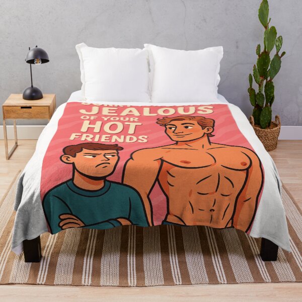 Item preview, Gay Couple Card – Jealousy and Hot Friends Humor designed and sold by Places On Earth.