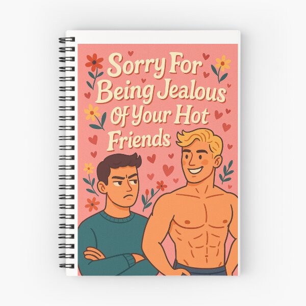 Item preview, Gay Relationship Humor – Jealous of Your Hot Friends designed and sold by Places On Earth.
