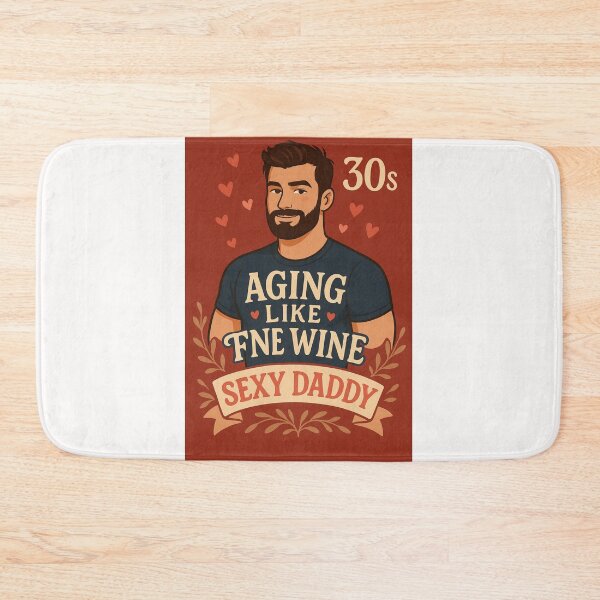 Item preview, Sexy Gay Daddy in 30s – Aging Like Fine Wine designed and sold by Places On Earth.