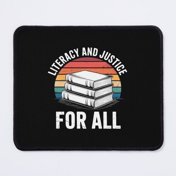 Item preview, Literacy and Justice for All Reading Librarian Books Teacher 2  designed and sold by RsFilsingerArt.
