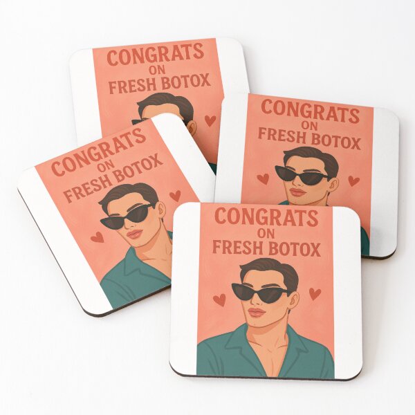 Item preview, Botox Glow Up – Stylish Queer Congrats designed and sold by Places On Earth.