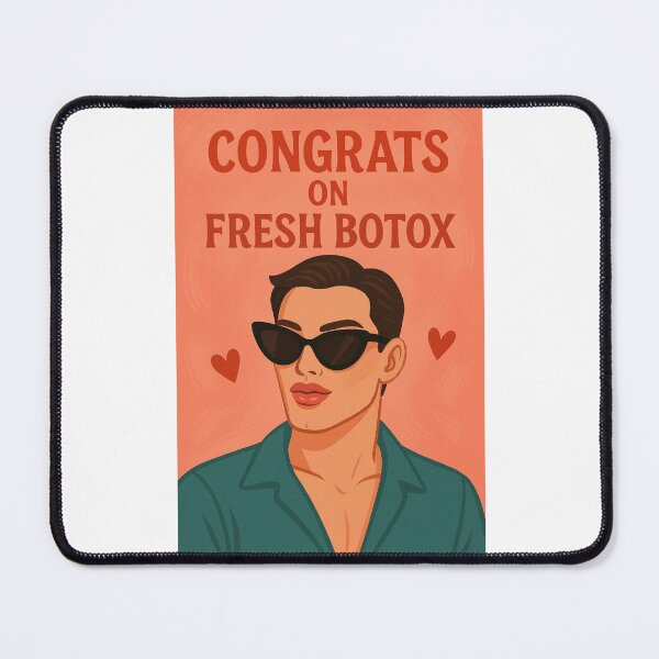 Item preview, Botox Glow Up – Stylish Queer Congrats designed and sold by Places On Earth.