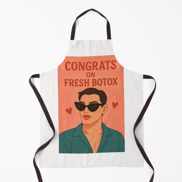 Item preview, Botox Glow Up – Stylish Queer Congrats designed and sold by Places On Earth.