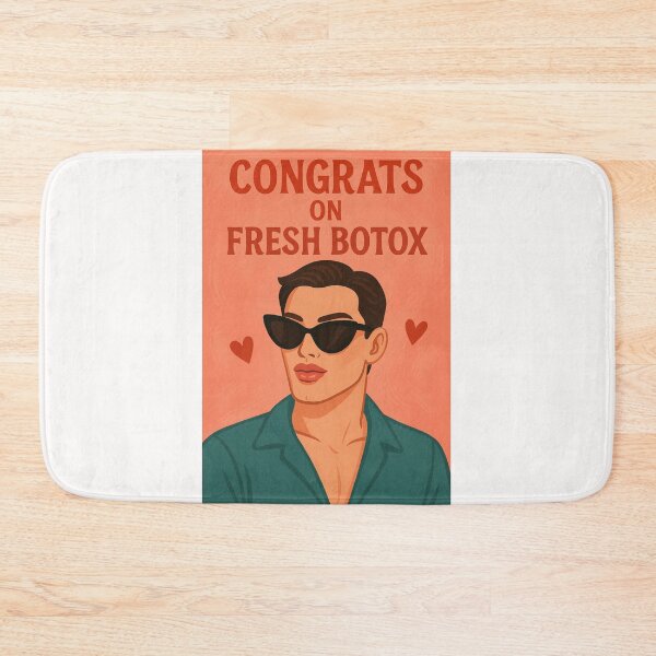 Item preview, Botox Glow Up – Stylish Queer Congrats designed and sold by Places On Earth.
