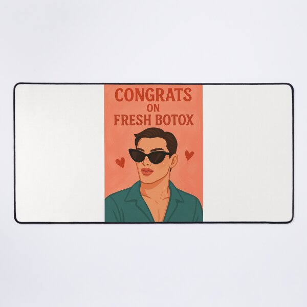 Item preview, Botox Glow Up – Stylish Queer Congrats designed and sold by Places On Earth.