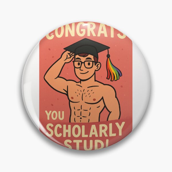 Item preview, Graduation Congrats – Shirtless Gay Scholar designed and sold by Places On Earth.
