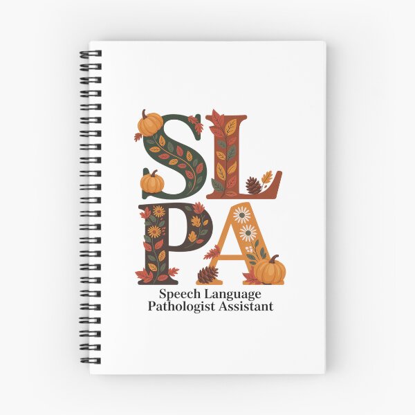 Item preview, SLPA Speech Language Pathologist Assistant Autumn Fall Theme designed and sold by LKappa3Faber.
