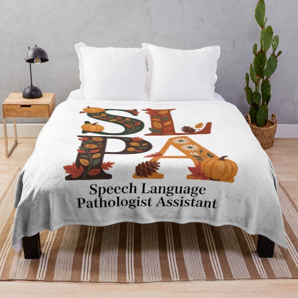 Item preview, SLPA Speech Language Pathologist Assistant Autumn Fall Theme designed and sold by LKappa3Faber.