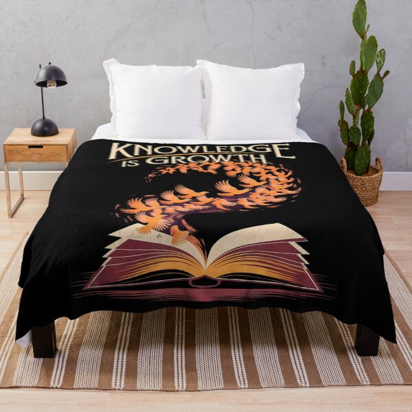 Item preview, Knowledge Is Growth Book Lover Reading Education Teacher designed and sold by JanisPenelope.
