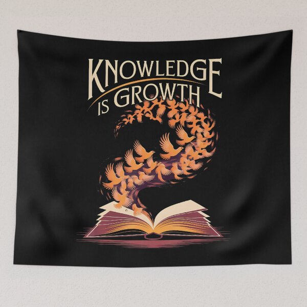 Item preview, Knowledge Is Growth Book Lover Reading Education Teacher designed and sold by JanisPenelope.