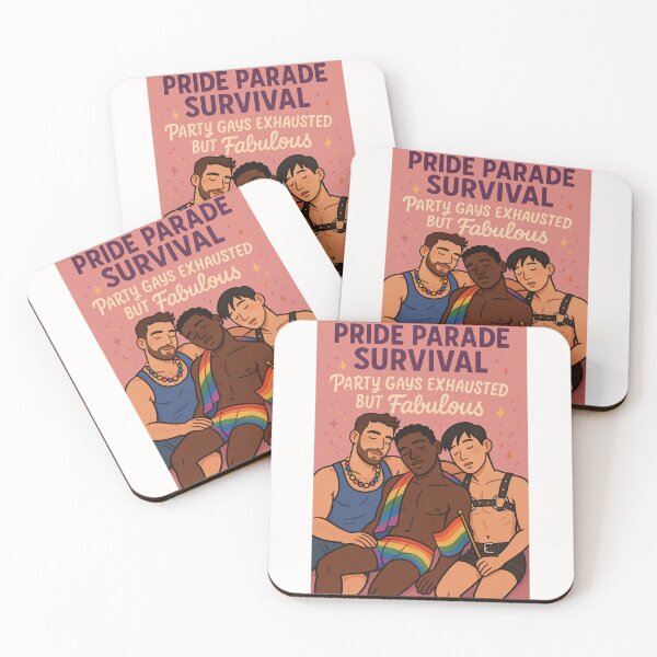 Item preview, Pride Parade Survival – Party Gays Resting Proud designed and sold by Places On Earth.