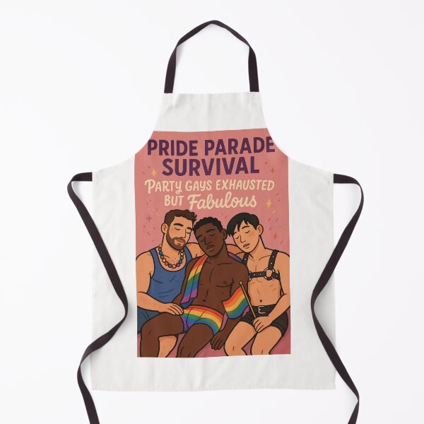 Item preview, Pride Parade Survival – Party Gays Resting Proud designed and sold by Places On Earth.