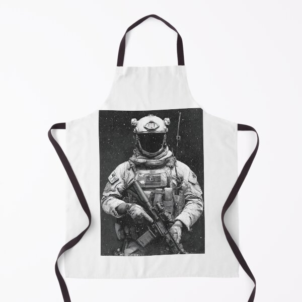 Item preview, Astronaut style soldier holding rifle in deep space designed and sold by Piotrek0001.