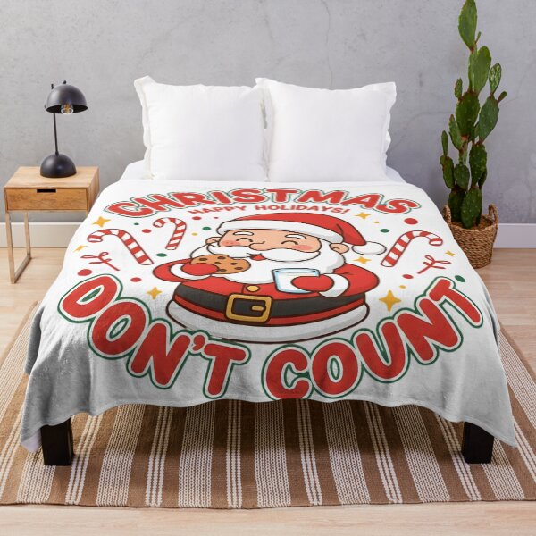 Item preview, Christmas Calories Don’t Count - Funny Santa Holiday Design designed and sold by SoulenCify.
