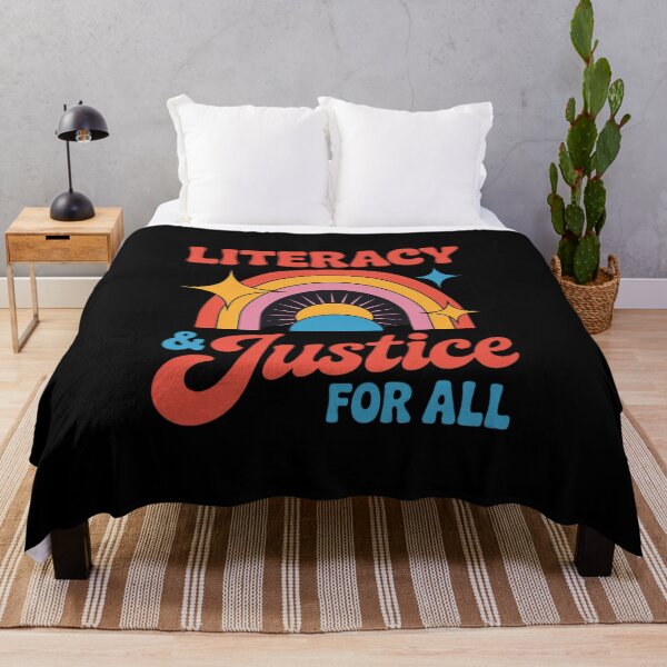 Item preview, Literacy and Justice for All Reading Librarian Books Teacher  designed and sold by RsFilsingerArt.