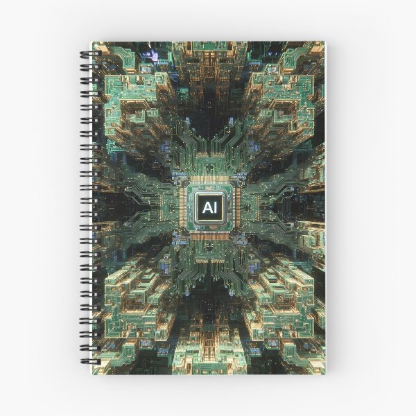Item preview, Artificial Intelligence Computer Circuits (image size 7840x11680) designed and sold by Digital-Davinci.
