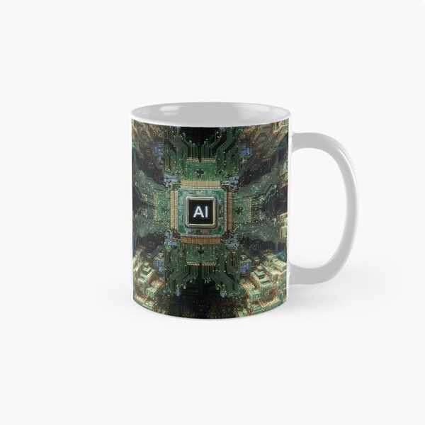 Item preview, Artificial Intelligence Computer Circuits (image size 7840x11680) designed and sold by Digital-Davinci.