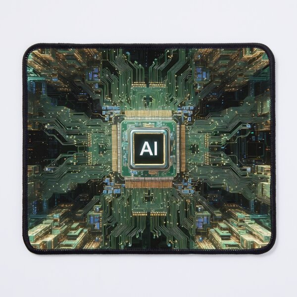 Item preview, Artificial Intelligence Computer Circuits (image size 7840x11680) designed and sold by Digital-Davinci.