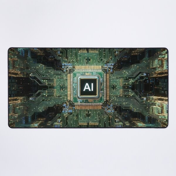 Item preview, Artificial Intelligence Computer Circuits (image size 7840x11680) designed and sold by Digital-Davinci.