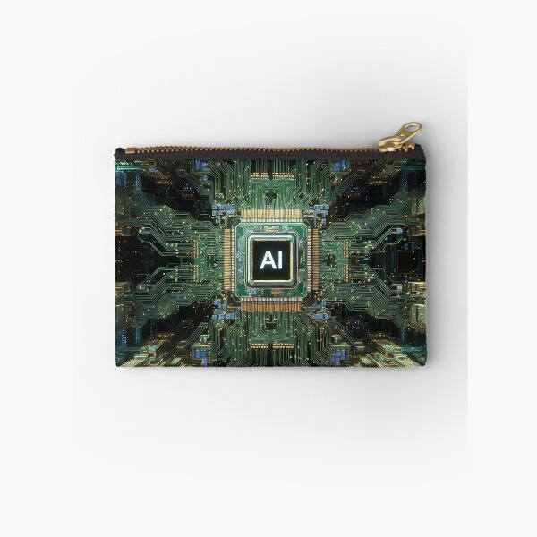 Item preview, Artificial Intelligence Computer Circuits (image size 7840x11680) designed and sold by Digital-Davinci.