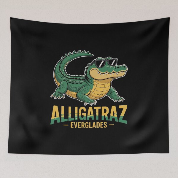 Item preview, Florida Everglades Men Women Alligator Alcatraz Alligatraz  designed and sold by VerseFarm.