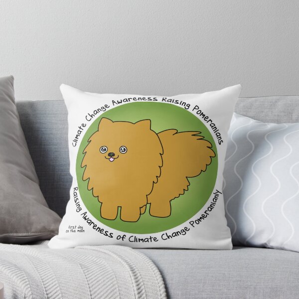 Item preview, Climate Change Awareness Raising Pomeranians designed and sold by firstdog.