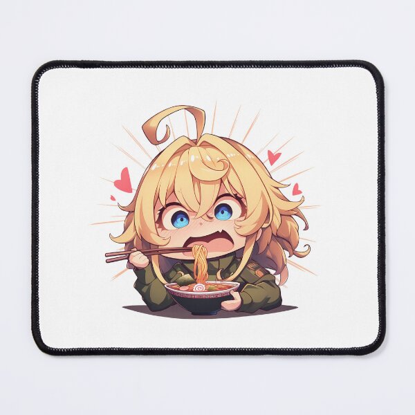 Item preview, Tanya Degurechaff Saga Of Tanya The Evil Anime Kawaii Ramen Chibi Intense Cute Noodle Bite designed and sold by Raslbazola.