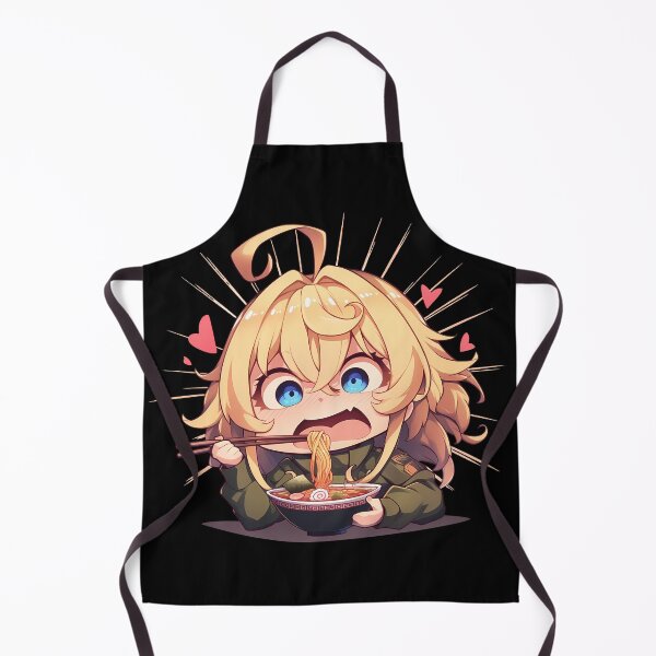 Item preview, Tanya Degurechaff Saga Of Tanya The Evil Anime Kawaii Ramen Chibi Intense Cute Noodle Bite designed and sold by Raslbazola.