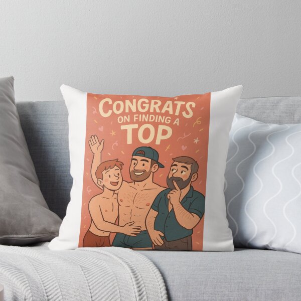Item preview, Congrats on Finding a Top – Queer Dating Milestone designed and sold by Places On Earth.