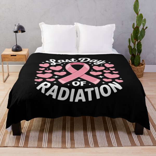 Item preview, Last Day of Radiation Therapy Breast Cancer Warrior designed and sold by velltoons.