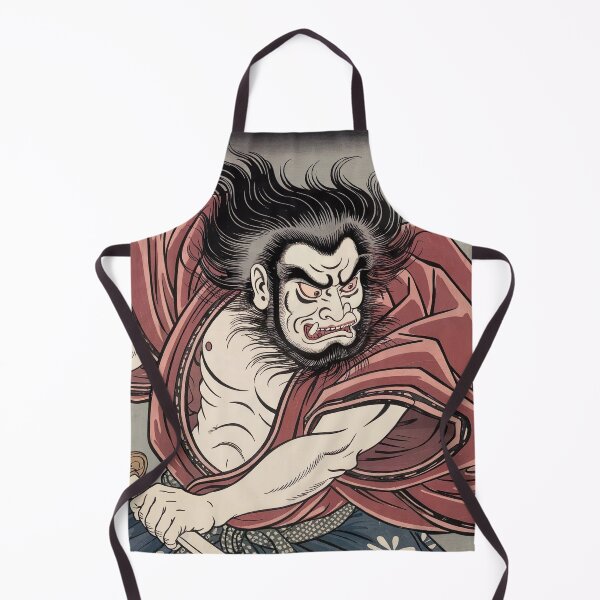 Item preview, A traditional Japanese print depicting Shōki, the fierce demon queller designed and sold by Tamas Das.